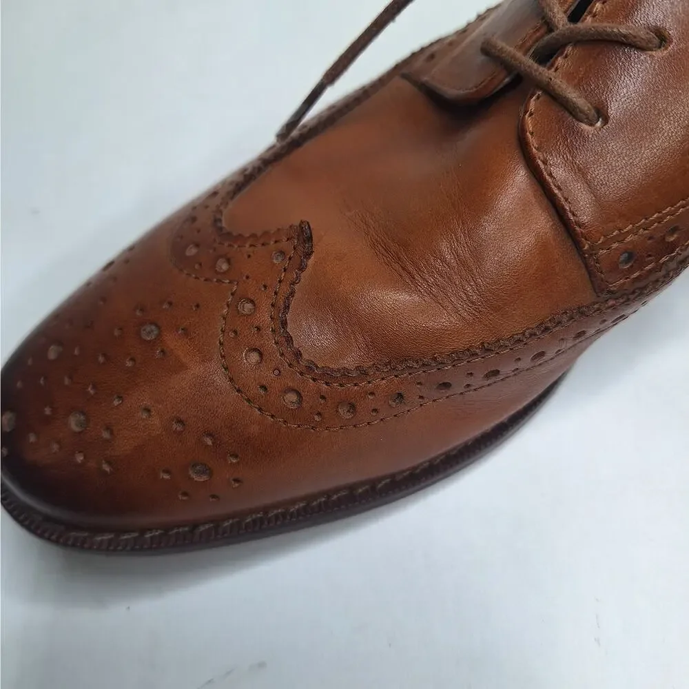 Florsheim Montinaro Men's Wingtip Oxford Dress Shoes 8 3E Extra Wide Memory Foam